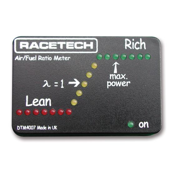 Racetech 空燃比計 【 データ 計測器 ドライバー 補助 モータースポーツ 車 4輪 サーキット ケーブル 】
