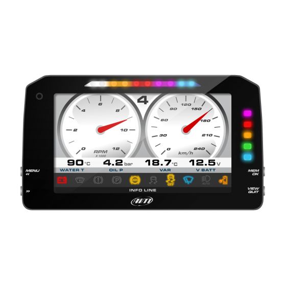 AIM Motorsport エーアイエム MXP Strada Dash 6in色合いTFT見せびらかす Connection:OBDII Plug CAN/K Line 【 資料 価値づける器 １番ウッド 短距離競走見せびらかす 短距離競走ロガー 資料ロガー モータースポーツ 車 4輪 】