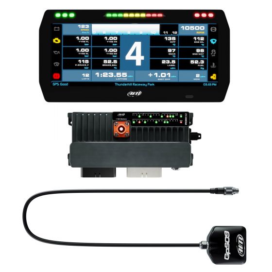 AIM Motorsport エーアイエム PDM32 アドバンスド 力強さ 離れ離れ モデュール 資料ロガー 一揃いの道具 Display Type:10 Inch-with Road Icons
