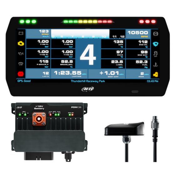 AIM Motorsport エーアイエム PDM08 アドバンスド パワー ディストリビューション モジュール データロガー キット Display Type:10 Inch-with Race Icons 160,540円