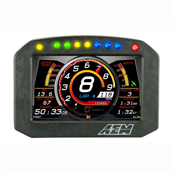 AEM Electronics CD-5 カーボンフラットパネル デジタルダッシュディスプレイ 資料ロギング役立つこと付き添い人 【 資料 価値付ける器 １番ウッド 短距離競走見せびらかす 短距離競走ロガー 資料ロガー モータースポーツ 車 4輪 】