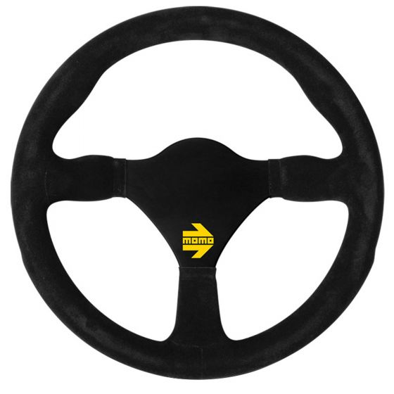 Momo モデル26 ステアリング Material:Suede 【 車 4輪 ステアリング ステアリング ホイール steeringwheel ハンドル 内装パーツ 】