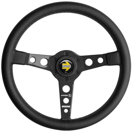 Momo Prototipo 6C カーボンステアリング 【 車 4輪 ステアリング ステアリング ホイール steeringwheel ハンドル 内装パーツ 】