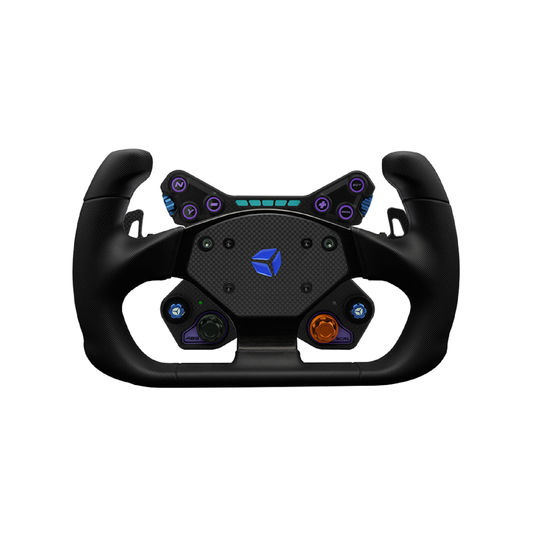 Cube Controls GTプロV2ゼロラバーシムレーシングステアリングホイール
