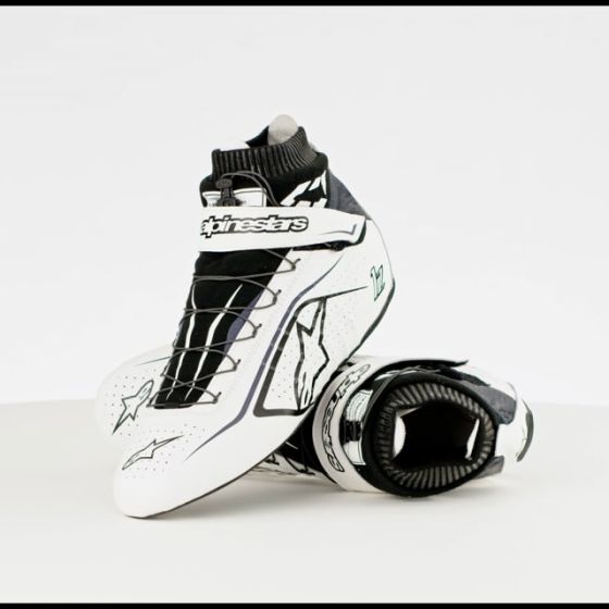 Alpinestars アルパインスターズ テック1-Z V2レースブーツ Silver_/_Black_/_White｜くじらRacing 42,168円