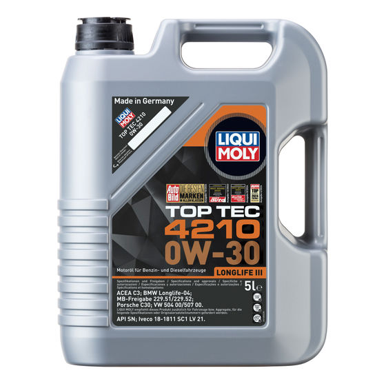 Liqui Moly リキモリ Top Tec 4210 0W30 シンセティック テクノロジー エンジンオイル