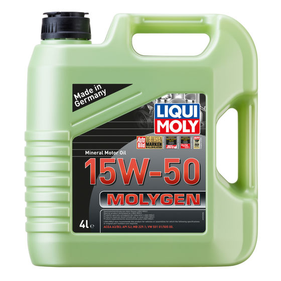Liqui Moly リキモリ モリゲン15W50 ミネラルエンジンオイル｜くじらRacing