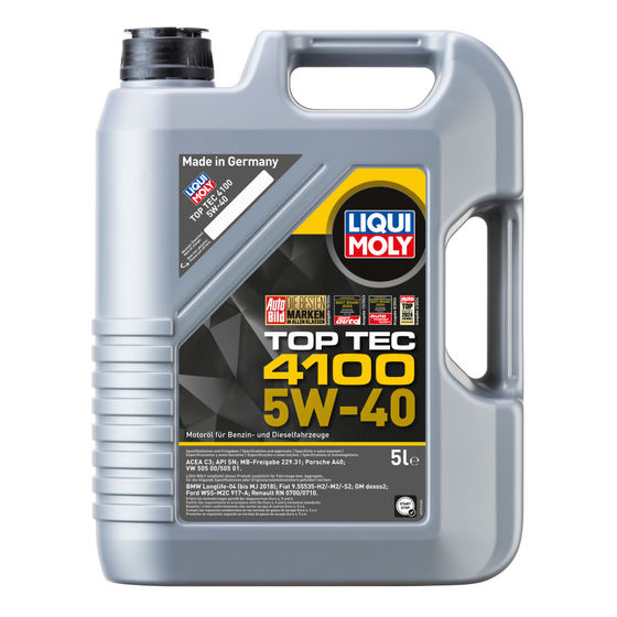 Liqui Moly リキモリ Top Tec 4100 5W40 シンセティック テクノロジー エンジンオイル