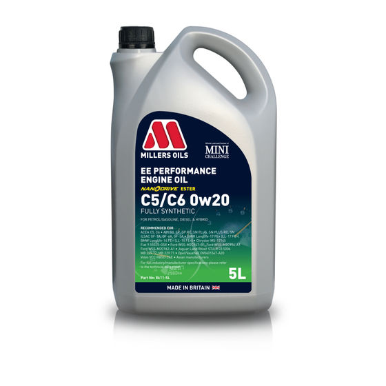 【本国生産】Millers Oils ミラースオイル EEパフォーマンスC5/C6 0W20完全な合成エンジンオイル|くじらRacing
