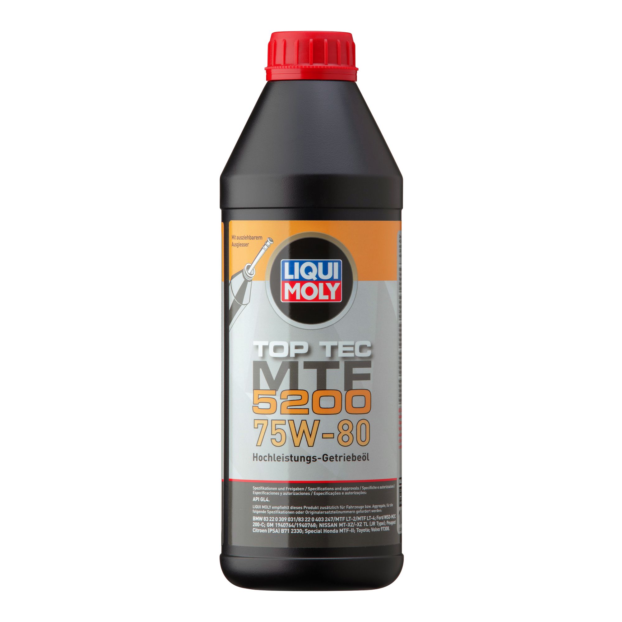 本国生産 Liqui Moly リキモリ トップテック MTF 5200 75W80 ギアオイル