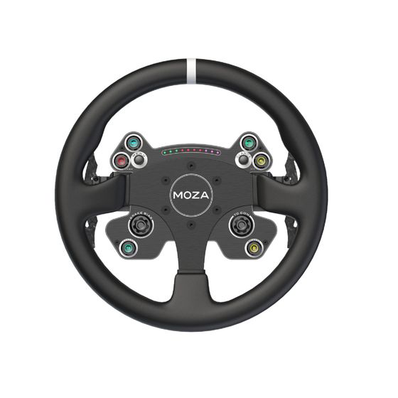 楽天市場】Moza モザ RS V2レザーラウンドシムレーシングステアリング