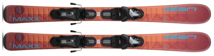 elan（エラン）　ジュニアスキー＋ビンディングセット　MAXX ORANGE with EL 4.5 GW CA JRS BLK 【送料無料！】