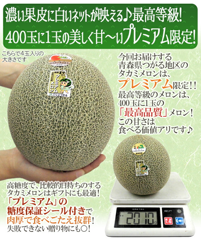 青森県 きづくり にしきた タカミ瓜 割増し 4 6真珠状 粗々8kg 糖時17度以上 留保 7太陰 8月時点 送料無料 Daemlu Cl