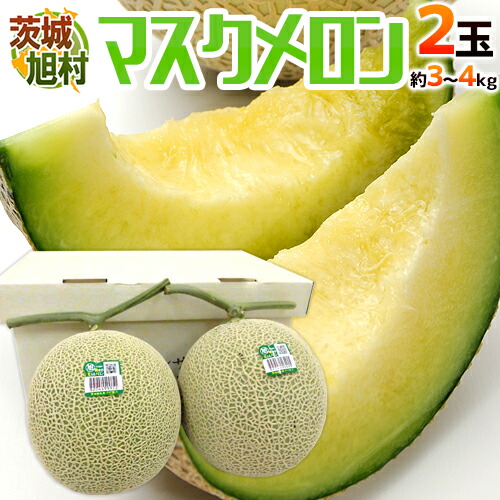 楽天市場 メロン 茨城 メロディーグリーン 大 1玉 約1 4kg お中元 御中元 ギフト 深作農園 いちご バームクーヘン 深作農園