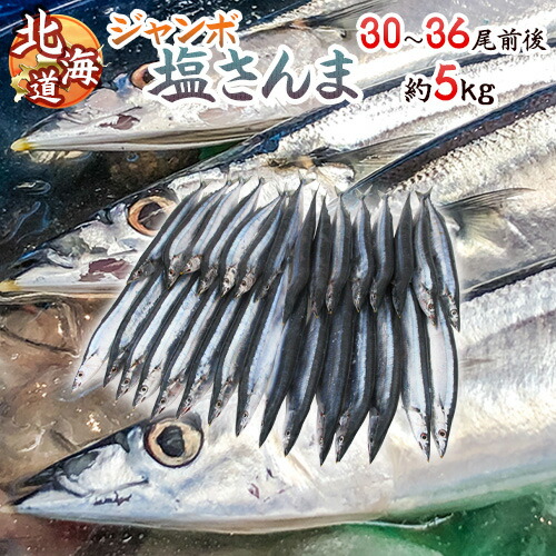 楽天市場】2025年新物！北海道産 ”ジャンボ塩さんま” 45〜55尾前後 約