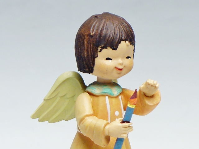 直売値下 ANRI 人形 イタリア製 木彫り人形 天使のコーラス フェラン