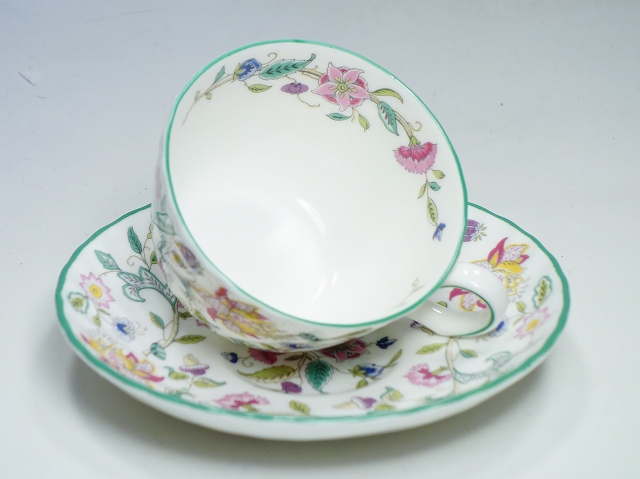 楽天市場 ミントン ハドンホール グリーン カップ ソーサー 紅茶 食器 Minton ティー カップアンドソーサー C S かわいい おしゃれ 中古 くらしのくら楽天市場店