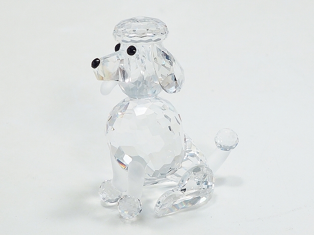 楽天市場 Swarovski スワロフスキー プードル 犬 ドッグ クリスタル フィギュリン 置物 中古 くらしのくら楽天市場店