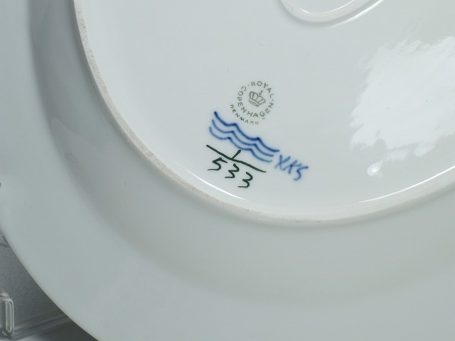 【楽天市場】【中古】Royal Copenhagen ロイヤルコペンハーゲン 皿 プレート 36cm 楕円 ブルーフルーテッド：くらしのくら楽天市場店