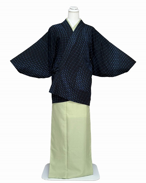 夏物単衣道中着 M0616-15 送料無料 在庫処分 日本製 ポリエステル単衣のコ－ト お仕立上り和装コ－ト お出かけに重宝します