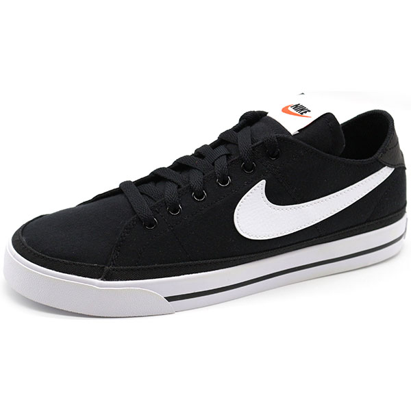 楽天市場 在庫一掃セール 7 14 9 59まで ナイキ スニーカー レディース メンズ 靴 黒 ブラック キャンバス クッション性 コーデ カジュアル コート レガシー キャンバス Nike Wmns Nike Court Legacy Cnvs Cz0294 001 靴のニシムラ