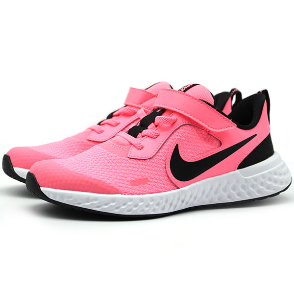 楽天市場 ナイキ スニーカー キッズ 子供 靴 ピンク 軽量 軽い Nike Revolution 5 Psv Bq5672 母の日 靴のニシムラ