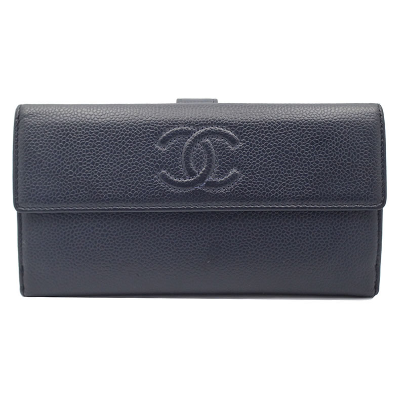 楽天市場】シャネル キャビアスキン マトラッセ 二つ折り