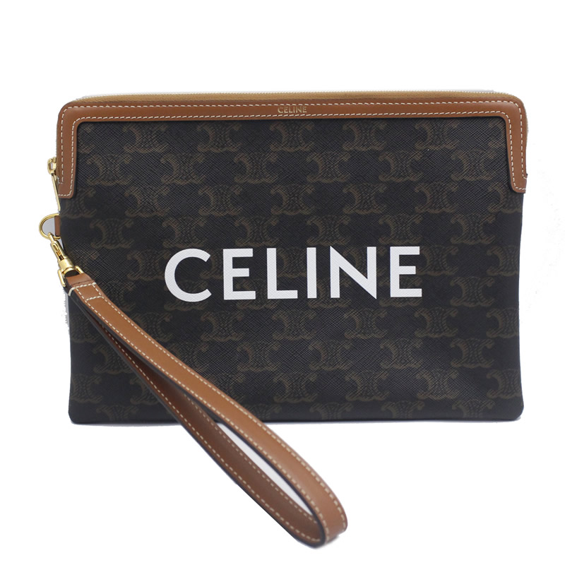 CELINE ダークブラウン ボックス型ポーチ 71Hy3J9QPXL._UY1000_.jpg