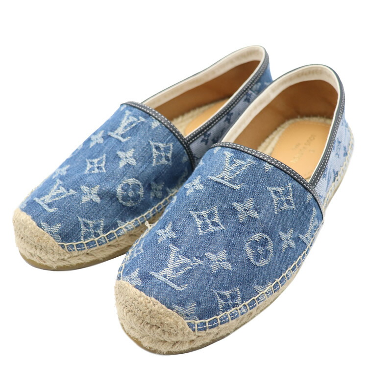 軽量で履きやすい♪【Louis Vuitton】ビダール エスパドリーユ 楽天市場】LOUIS VUITTON ルイ ヴィトン ビダール ライン