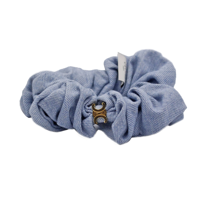 セリーヌ　シュシュ　ヘアゴム　モノグラム　美品　正規品 楽天市場】CELINE セリーヌ トリオンフ ロゴ ヘアアクセサリー