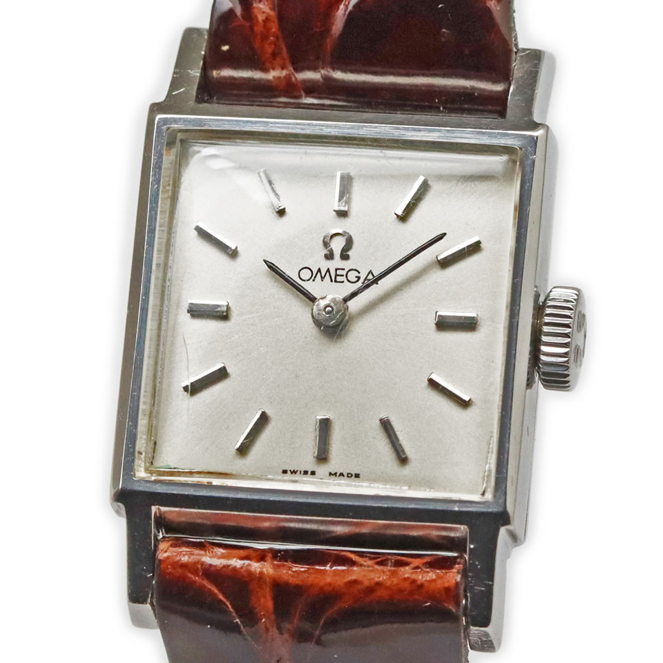 楽天市場】希少品 OMEGA オメガ スクエア Cal.484 511.162 17石