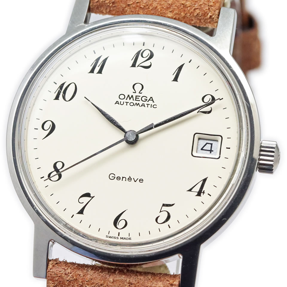 Omega Geneve Ref. 166.0163 Cal.1012 オメガ ジュネーブ Ref. 166.0163 キャリバー1012 自動巻き（機械式） アンティーク オーバーホール済み 【PAWN SHOP】【質屋出店】【中古】【本物保証】 【京都屋質店】 98,890円