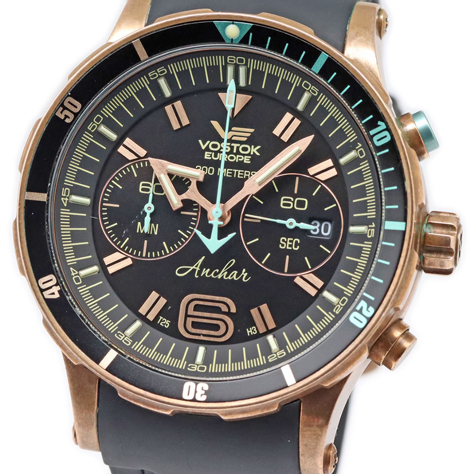 【楽天市場】VOSTOK EUROPE ANCHAR K162 Submarineボストークヨーロッパ アンチャールサブマリンクロノグラフ