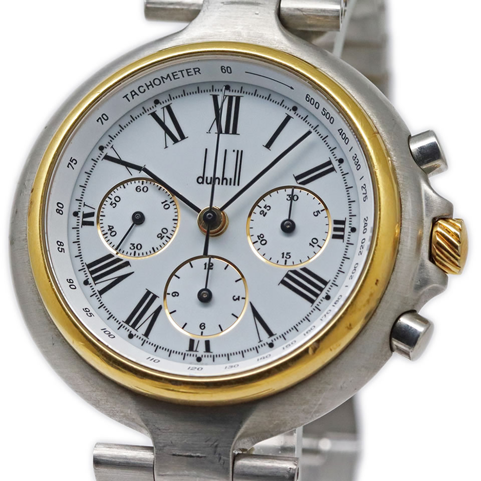 Dunhill Millennium Chronographs Lemania1873 LC28ダン吸血鬼 千年紀 クロノグラフ LC28 レ気違い1873【中古品】【PAWN SHOP】【一六銀行下位区分】