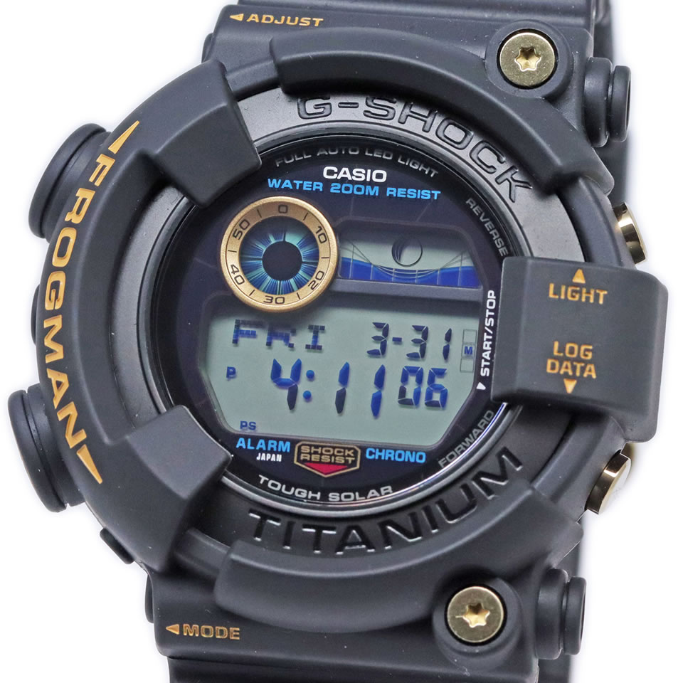 【G-SHOCK】CACIO フロッグマン　DW-8201NＴ Casio G-Shock 7th Frogman DW-8201NT-1JR Box Men's Watch Only