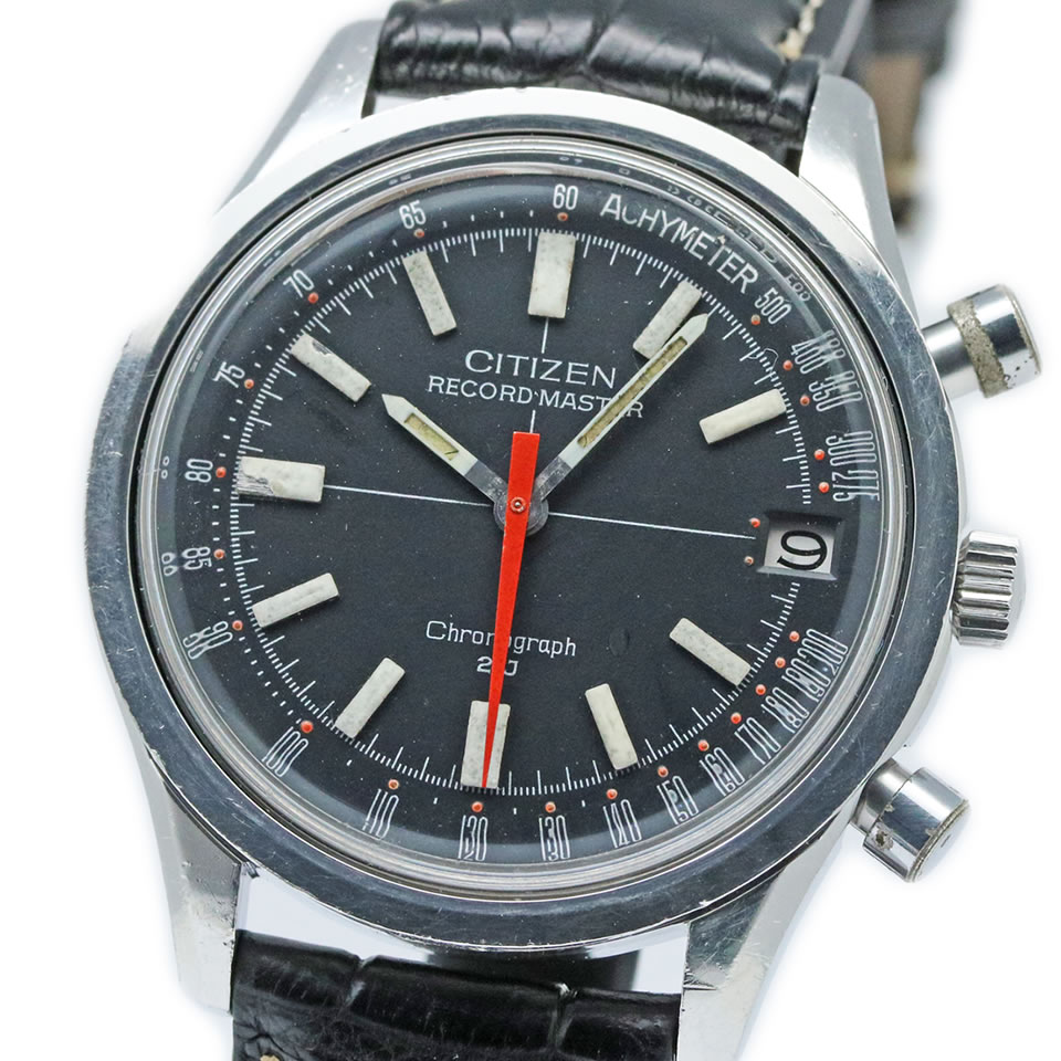 Citizen Recoedmaster Ref.4-570014 Y Cal.5702 ANTIQUEシチズン レコードマスター フライバック クロノグラフ Ref.4-570014 Y　Cal.5702 オーバーホール済み【中古】【PAWN SHOP】【質屋出店】【本物保証】 【京都屋質店】｜京都屋質店