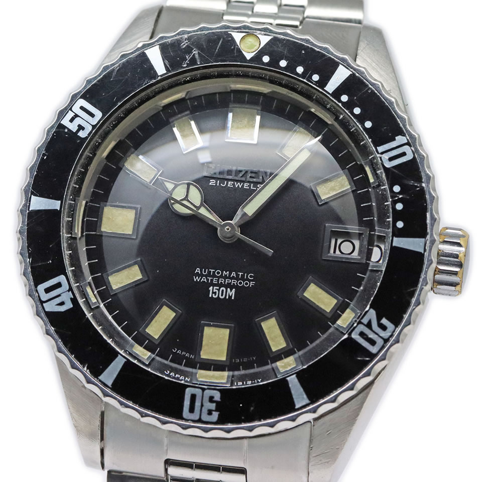楽天市場】Citizen“Leopard”150m diver day-date 4-722710 Y Cal.7210