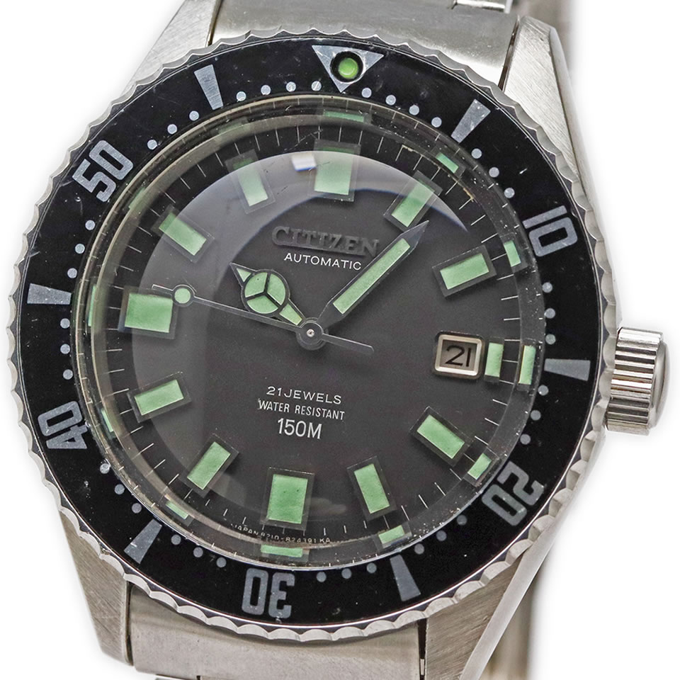 楽天市場】Citizen“Leopard”150m diver day-date 4-722710 Y Cal