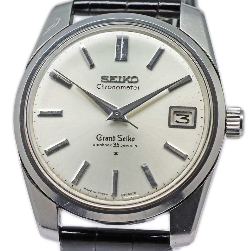 Grand Seiko second AD dial 43999 chronometer 1964 グランドセイコー セルフデータ 初期型 AD文字盤　Ref.43999 1964年1月製造 オーバーホール済み 【ブランド腕時計】【PAWN SHOP】【質屋出店】【本物保証】 【京都屋質店】