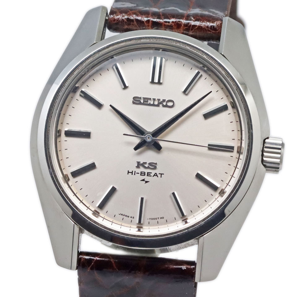 KING SEIKO 45KS 45-7000 手巻 キロカロリー.4500Aキングセイコー 45KS 45-7000 手巻 キロカロリー.4500A 1969年3月【ブランド名ウオッチ】【PAWN SHOP】【一六銀行下位区分】【価値づける済 商いもの】【本物引き請ける】 【京都屋質店】