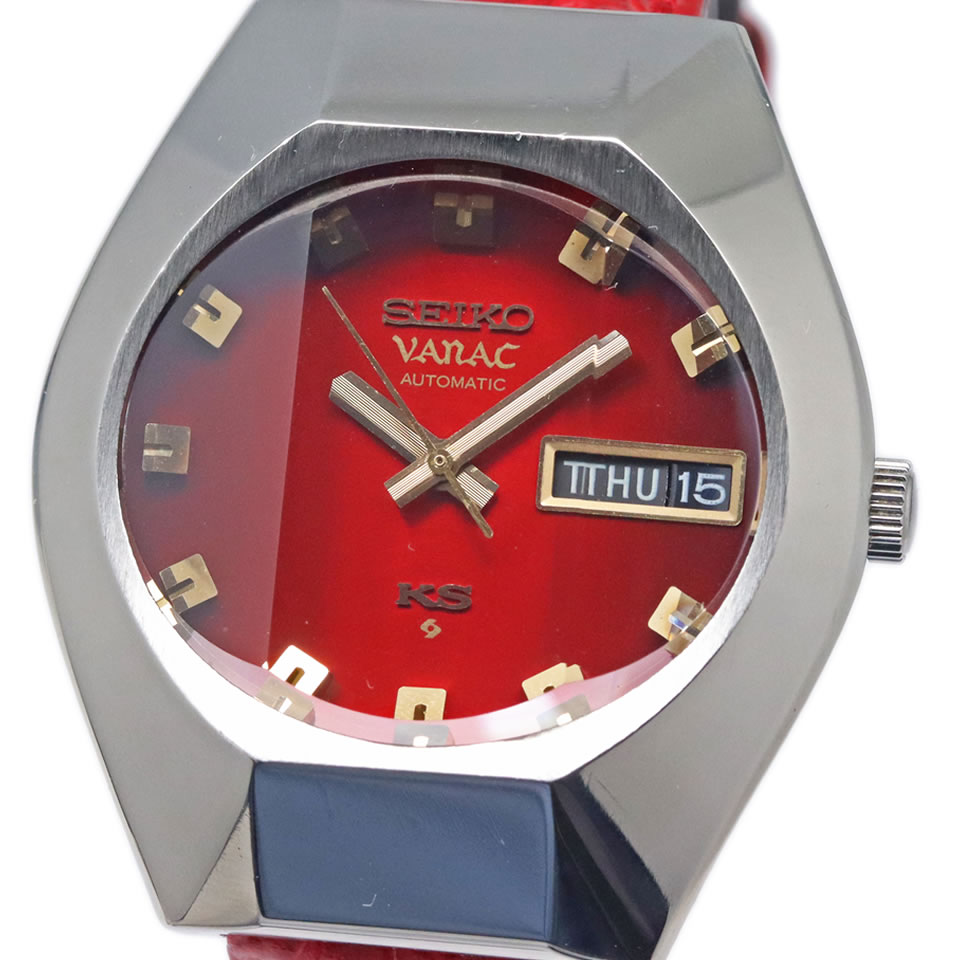 KING SEIKO VANAC Ref.5626-7240キングセイコー バナック Ref.5626-7240 キャリバー5626B 1974年4月 多面カットハードレックス 自動小銃巻 【中古】【ブランド名ウオッチ】【PAWN SHOP】【一六銀行下位区分】