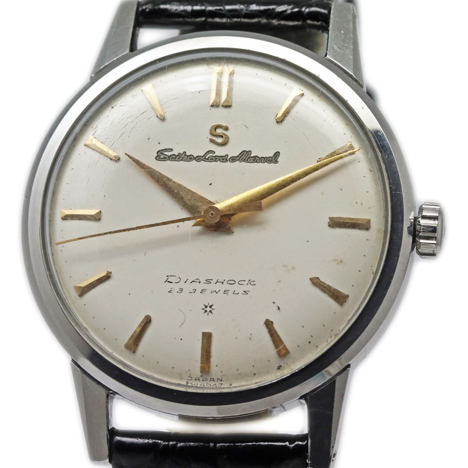 Seiko Lord Marvel Ref.14056 Earliest Production Rare Original SD Dial / Gift Engraving VINTAGE セイコー ロードマーベル最初期型 Ref.14056 SDダイヤル ギフト刻印あり 【ブランド腕時計】【国産腕時計】【PAWN SHOP】【質屋出店】【本物保証】 【京都屋質店】 169,000円