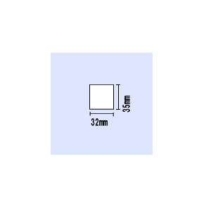 【貨物輸送無料】バーラベ用 むすび付けるサーマル 強粘 白無地 35×32  \u003cBR\u003e〔570枚×50巻〕