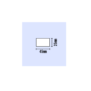 【貨物輸送無料】レスプリ用 3S厚地の外套強粘 縦25mm×横45粍  \u003cBR\u003e〔1,770枚×10巻〕