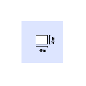 【貨物輸送無料】レスプリ用 3S厚地の外套強粘 縦30mm×横40粍  \u003cBR\u003e〔1,470枚×10巻〕