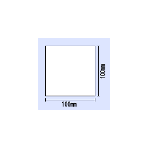 【送料無料】レスプリ用 3Sコート強粘 縦100mm&times;横100mm 〔480枚&times;10巻〕｜ラベル・店舗機器専門SHOP