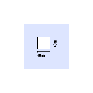 【貨物輸送無料】レスプリ用 超高感じやすさサーマルB \u003cBR\u003e縦40mm×横40粍  \u003cBR\u003e〔1,140枚×10巻〕