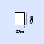 LP-30S用　白無地ラベル 縦42×横32　〔6巻〕 8,666円