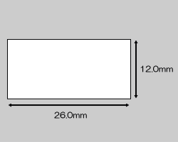 UNO1W用ラベル 白無地ラベル　100巻 10,164円