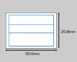 ◆送料無料◆PB3-208用ラベル青枠ラベル 100巻|ラベル・店舗機器専門SHOP
